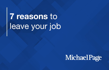 good reason to leave a job
