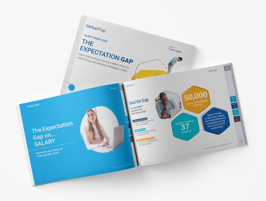 Open report featuring salary expectation gaps and survey insights