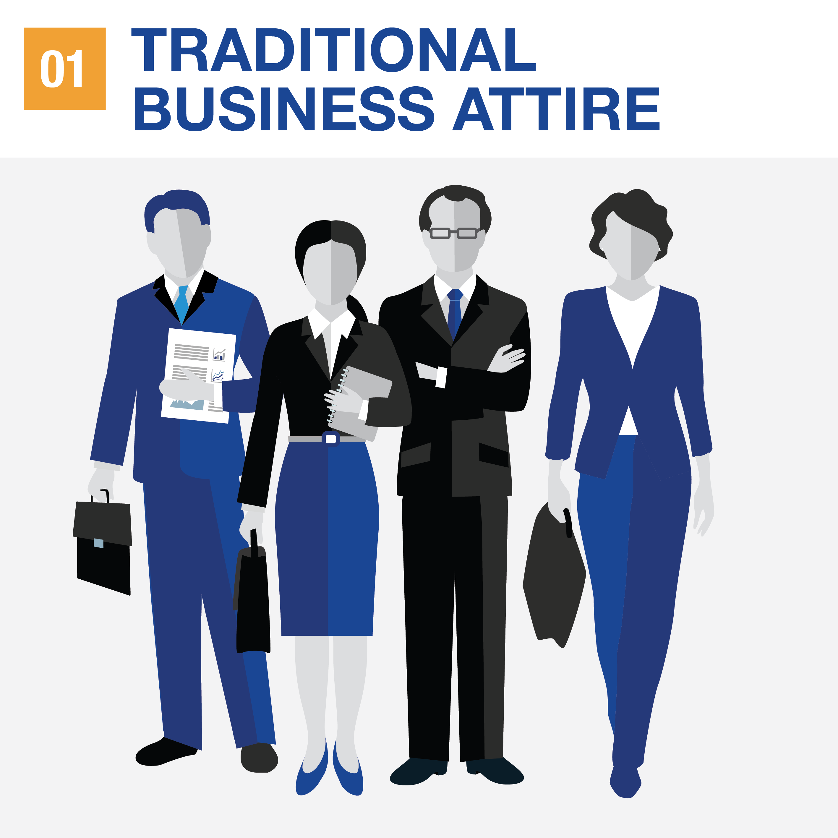 traditional business attire female