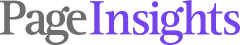 Logo displaying text: PageInsights