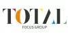 Logo with colorful elements and the text 'TOTAL Focus Group'.
