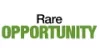 Text image with the words 'Rare Opportunity' in bold letters.